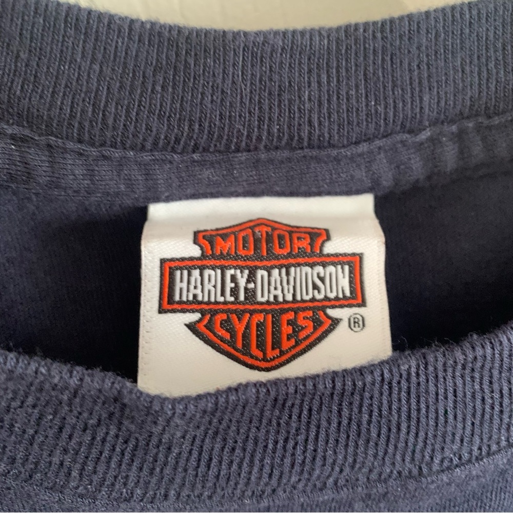 Harley Davidson Red Rock Graphic Print T-Shirt - Picture 4 of 8